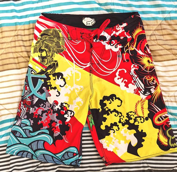 Мъжки бордшорти Quiksilver, Billabong, Hurley, Vans, Fox и други (L и М)