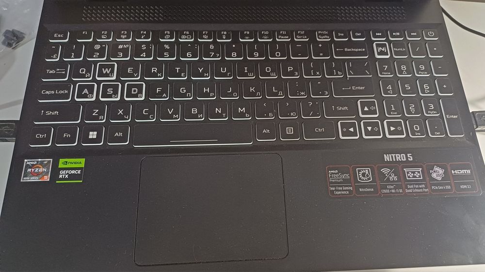 Ноутбук игровой Acer Nitro 5 Ryzen
