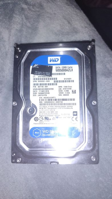 sata hhd 500gb .