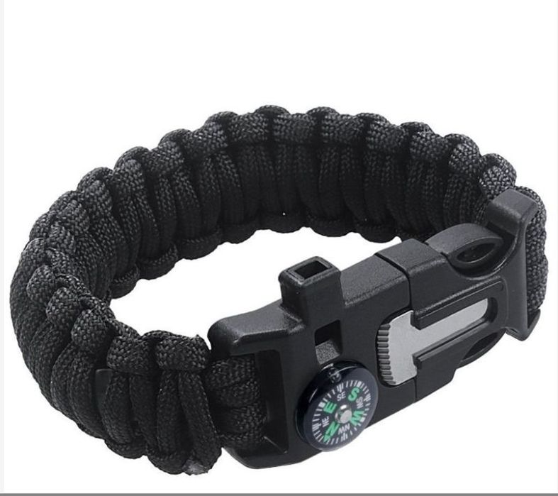 Мъжка тактическа гривна / гривна за оцеляване паракорд