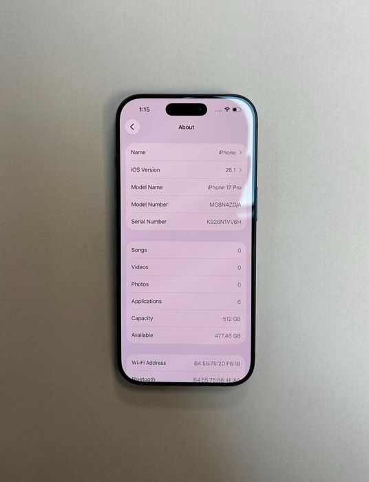 Iphone 17 PRO 512GB ГАРАНЦИЯ