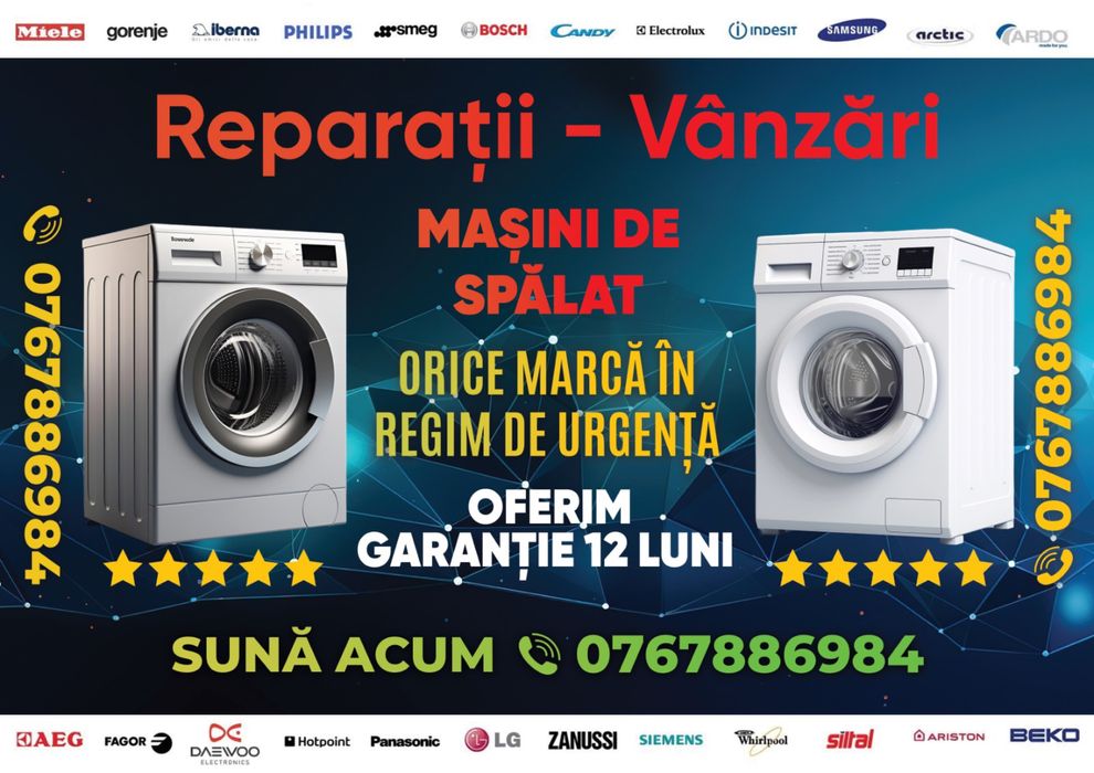 Reparații mașini de spălat