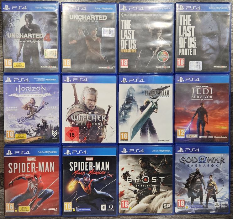 PlayStation Games ; PS4 & PS5 videogames