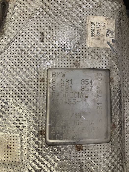 Оригинални катализатори BMW G-series.