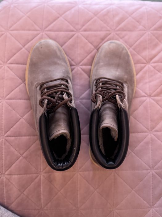 Мъжки кожени зимни обувки