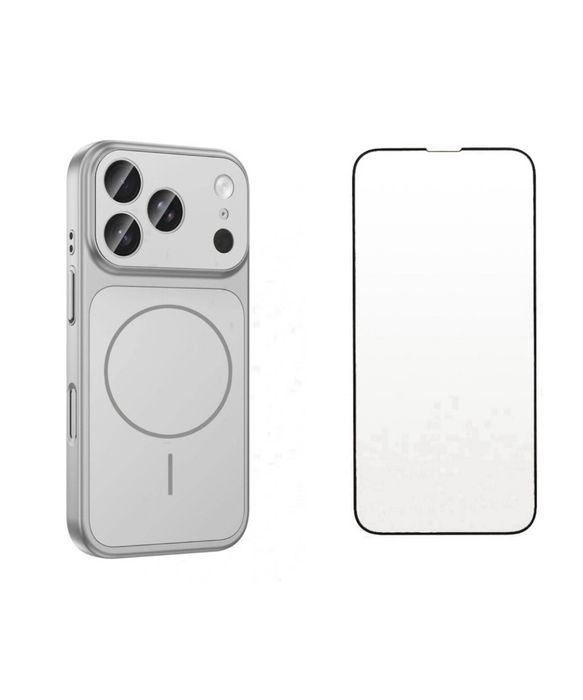 Iphone 17 AIR PRO MAX - Husa Magnetic Case si Folie Sticla Curved