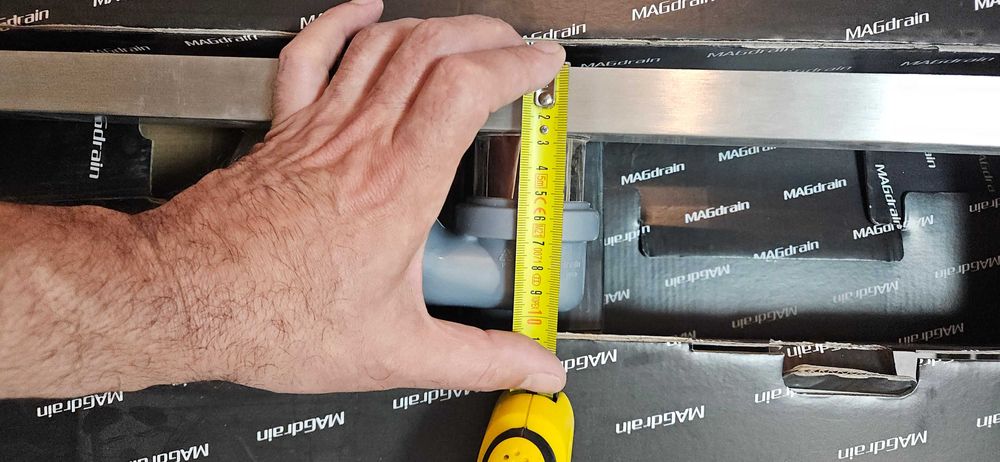 Сифон - линеен неръждаем 60х5,5х10