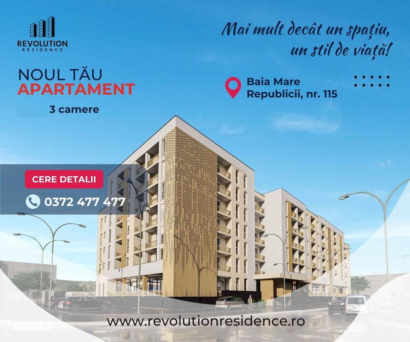 NEW! COMISION 0% - Apartamente cu 3 camere - Republicii 115, Baia Mare — fotografia 1