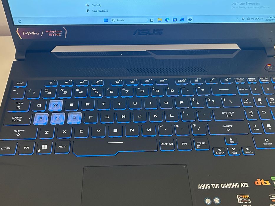 Laptop gaming Asus Tuf A15  FA506N AMD Ryzen 7 , 16Gb DDR 5, ssd 512 m2 video Nvidia RTX 2050 de 4 gb