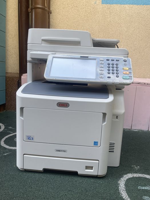 Multifuncțional profesional OKI MB770 – Laser Alb-Negru A4 (Imprimantă/Copiat/Scan/Fax)