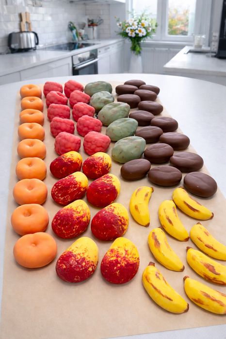 Арт фрукты , муссовые фрукты