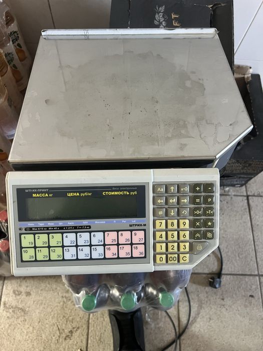Весы с принтером итекеток