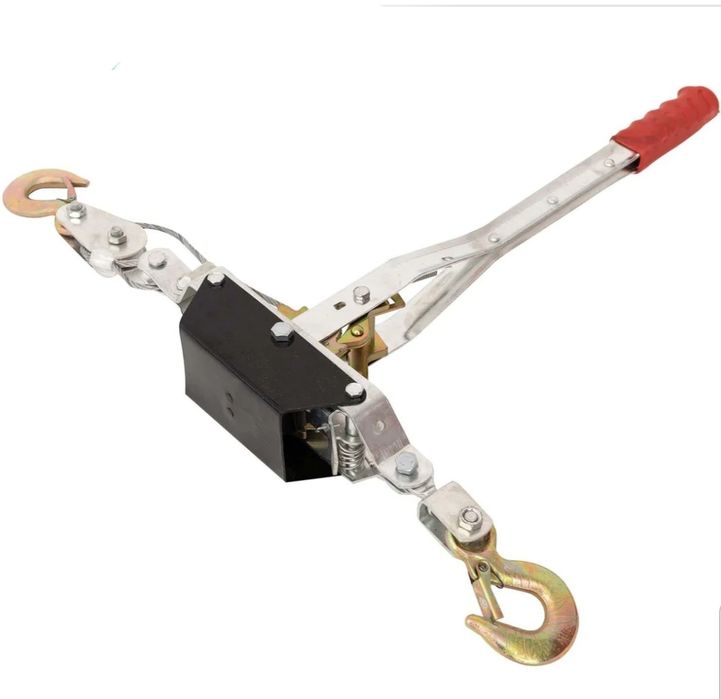 Troliu manual macara cu sufa 2 tone cablu otel galvanizat