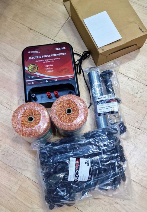 Pachet pentru gard electric 10 jouli Vaci Oi 2Ha 1km TRANSPORT GRATUIT