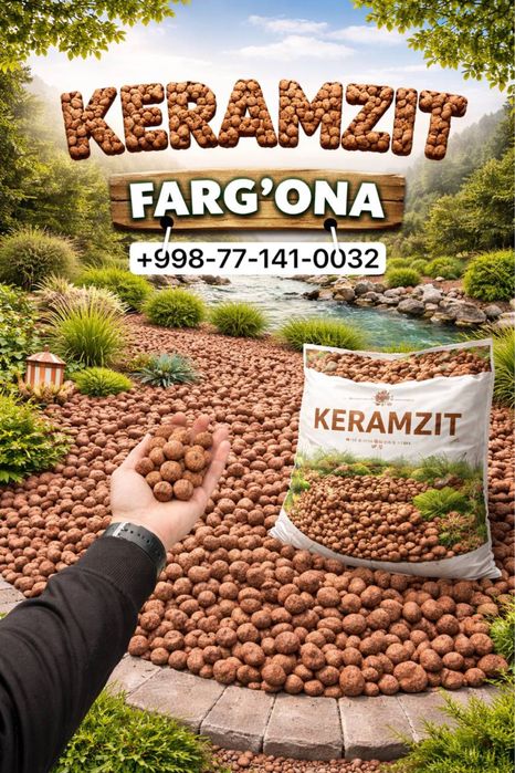 Keramzit Vodiy barcha tumanlariga