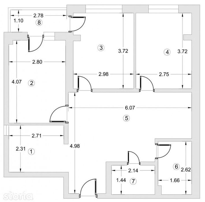 Apartament 4 camere finisat| Bloc nou | 2 Parcari incluse | Zona Rivus