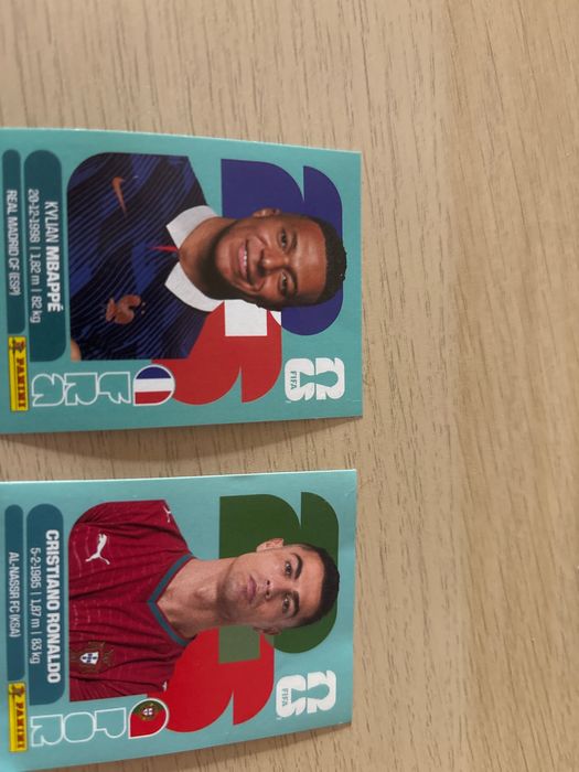 Stickere World Cup 2026-Cristiano Ronaldo si Kylian Mbappe