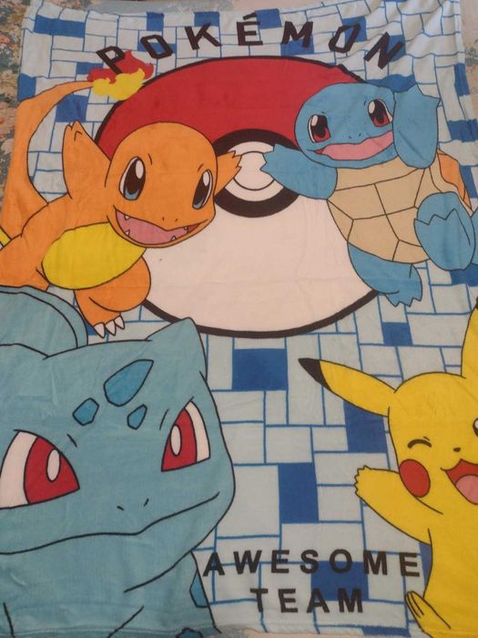Pokemon Детско поларено одеяло Pikachu 160см