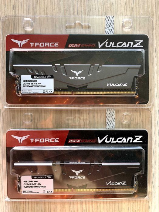 Игровая пара Team Group T-Force Vulcan Z Gaming DDR4 16GB (2x8GB)