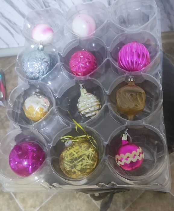 Елочные игрушки. Шары.советские