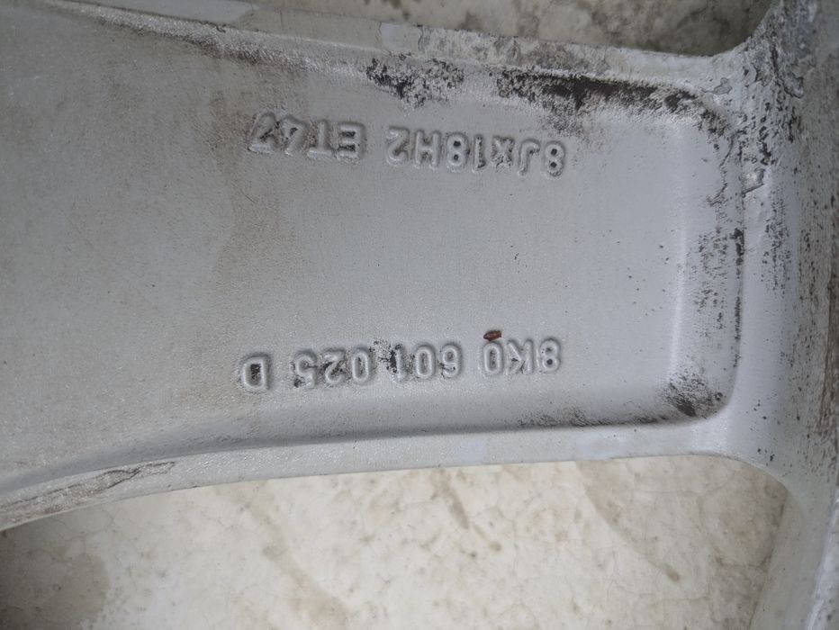 Set jante originale Audi A4 + anvelope Continental