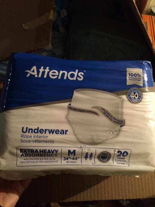 Памперсы для взрослых, трусики, размер М (34-44), США.