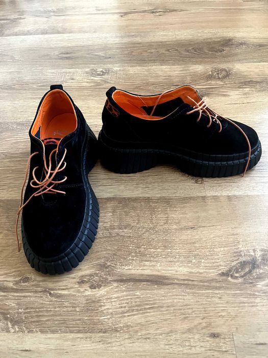 Стилни дамски обувки Gabina - велур, №38