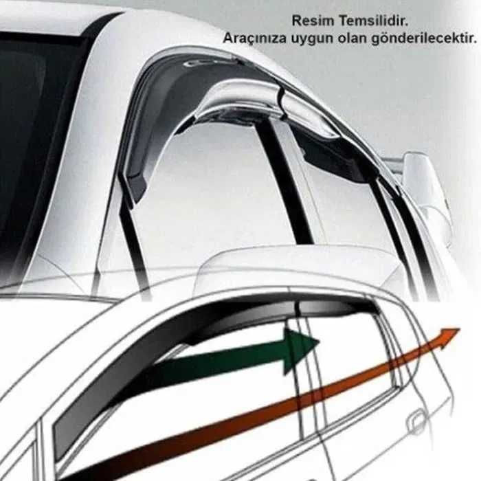 Комплект ветробрани дефлектори НИСАН КАШКАЙ Nissan Qashgai 2007>2014