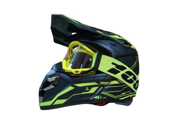 Каска Крос Мотор/Скутер/Бъги/Вело/АТВ с очила 100%-MT-5