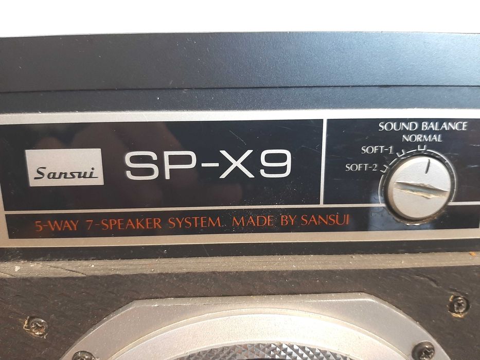 boxe Sansui SP X9 radio casetofon