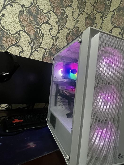Игровой ПК + 3 монитора 27" (готовый рабочий сетап)
