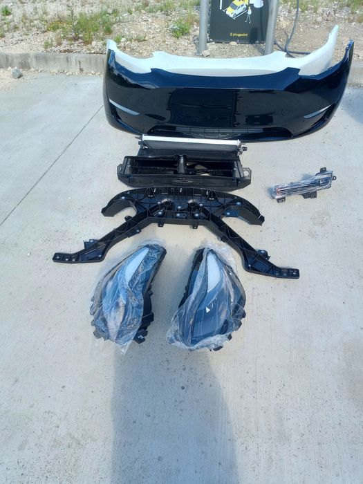 Радиатор, перка, дифузьор Tesla model 3 Y