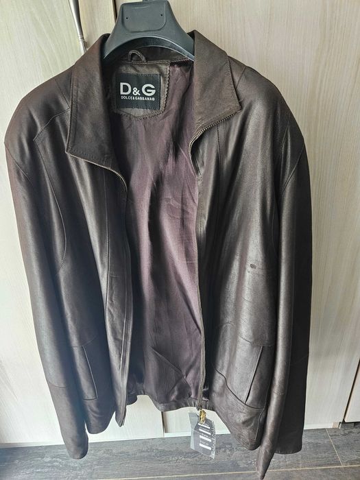 Продавам чисто ново яке от естествена кожа Dolce&Gabbana