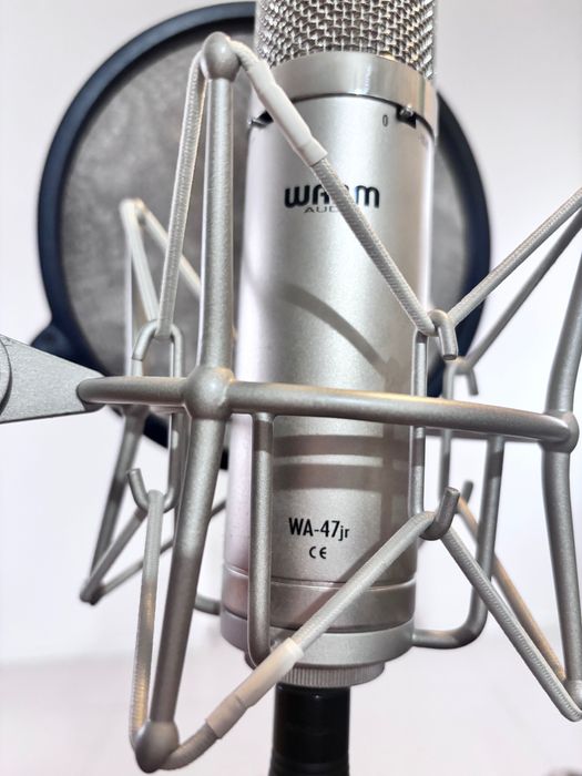 Microfon Warm AudioWA47jr, cu condensator pt.studio+FiltruPop+CabluXLR