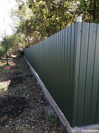 Constructii garduri din panouri stil jaluzele,sipca,tabla,plasa,BCA