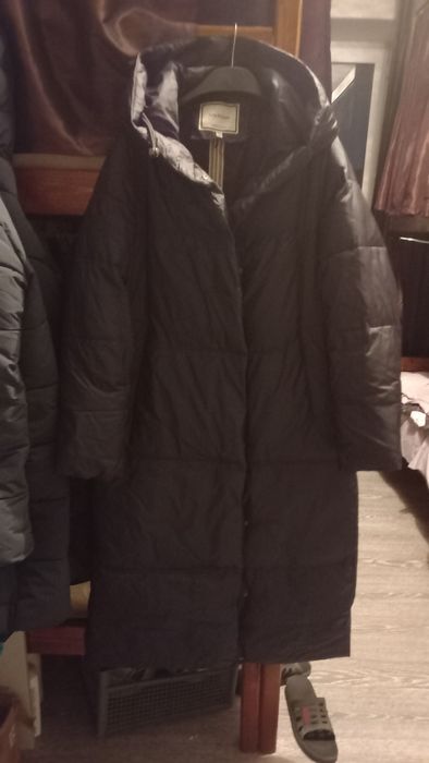 Пуховик женская длинная
