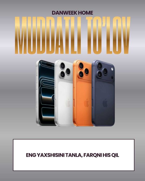 Sifat va quvvat bir joyda — iPhone 17 Pro Max!