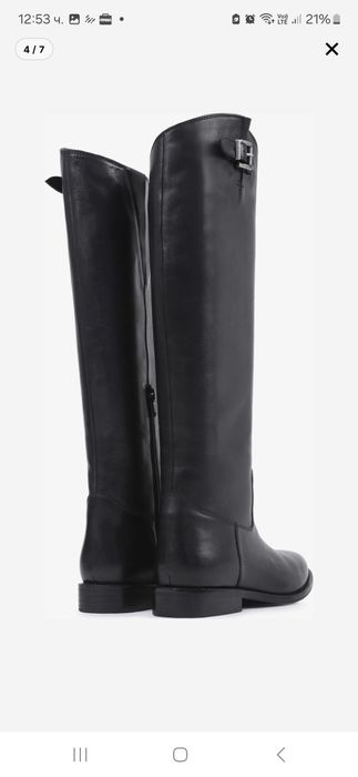 BRONX  ботуши от естествена кожа