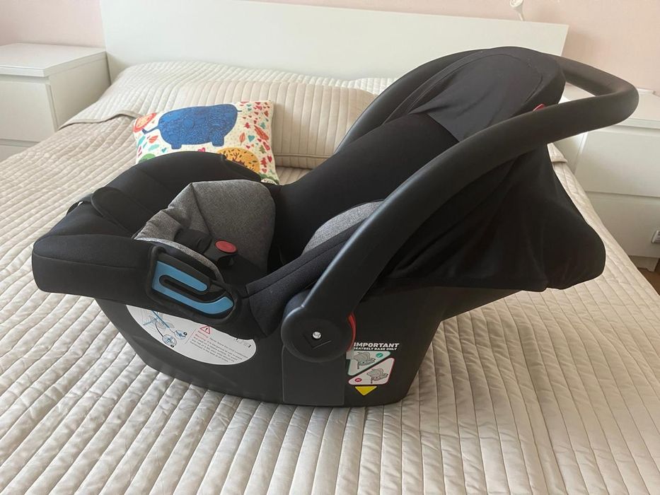 Phil & Teds Столче за кола Alpha (0-13 кг) сив/черен