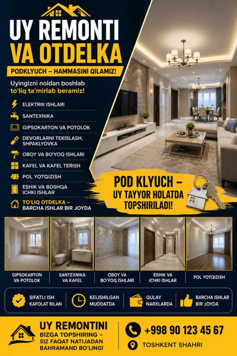 Uy remonti podkluch