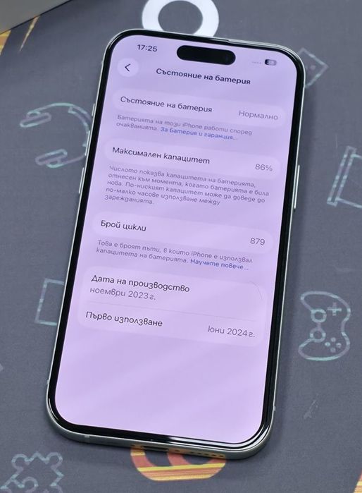 *** 128GB iPhone 15 Ozone Гаранция 2026г. Green / Зелен