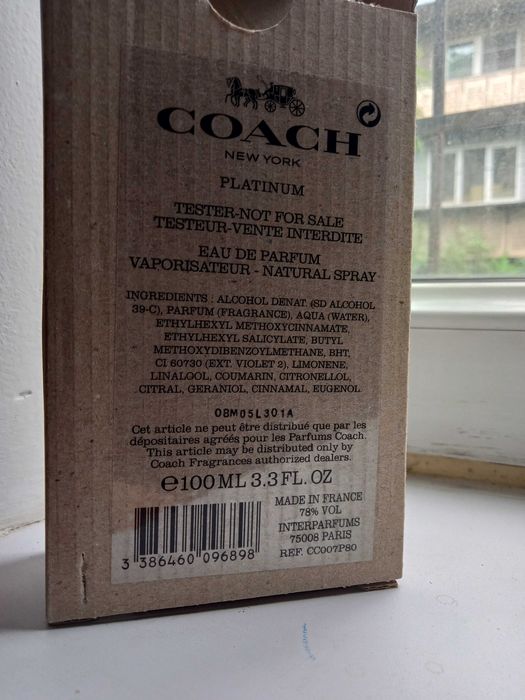 Парфюм Coach Platinum