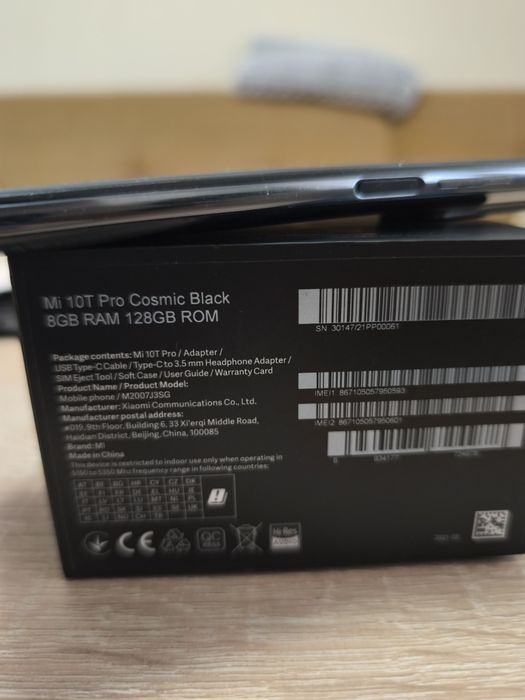 Xiaomi 10T Pro Cosmic black