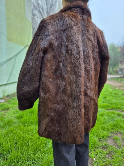 Blana de castor de femei, naturala
