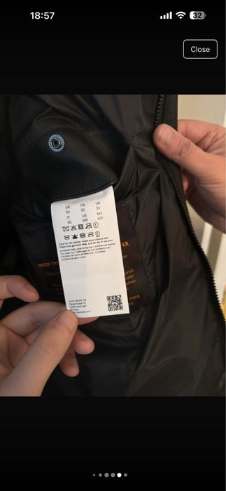 Vand Geaca puf Boss din piele