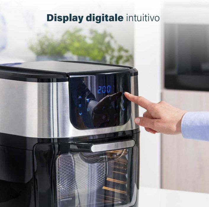 Уред за готвене с горещ въздух и фурна Princess DeLuxe AirFryer Oven 11L (182075)