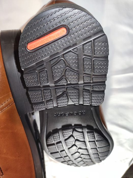 Удобни мъжки обувки от естествена кожа Rockport By Adidas №46 1/2