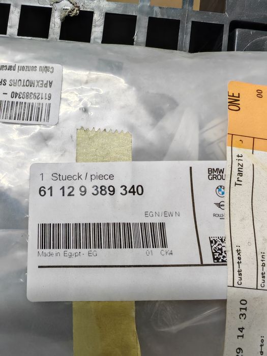 Cablaj senzori parcare BMW 61129389340 PDC față X1 F48 F45 F46 nou