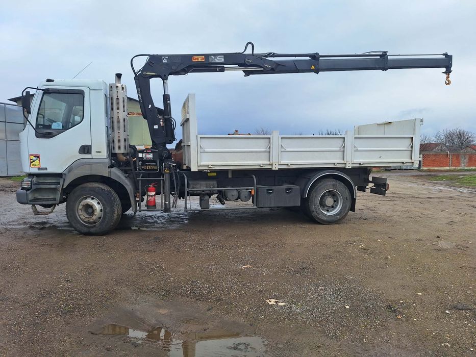 Услуги със самосвал с кран