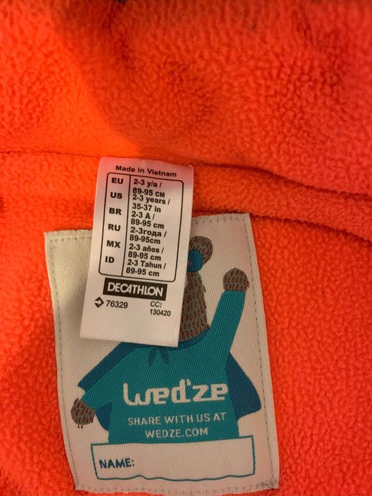 Costum schi Decathlon 89-95 cm